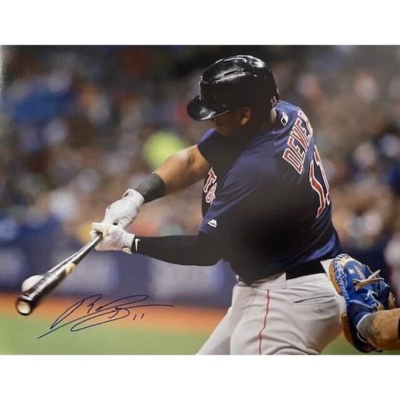 Rafael Devers Boston Red Sox Signed 8x10 Photo COA - 10